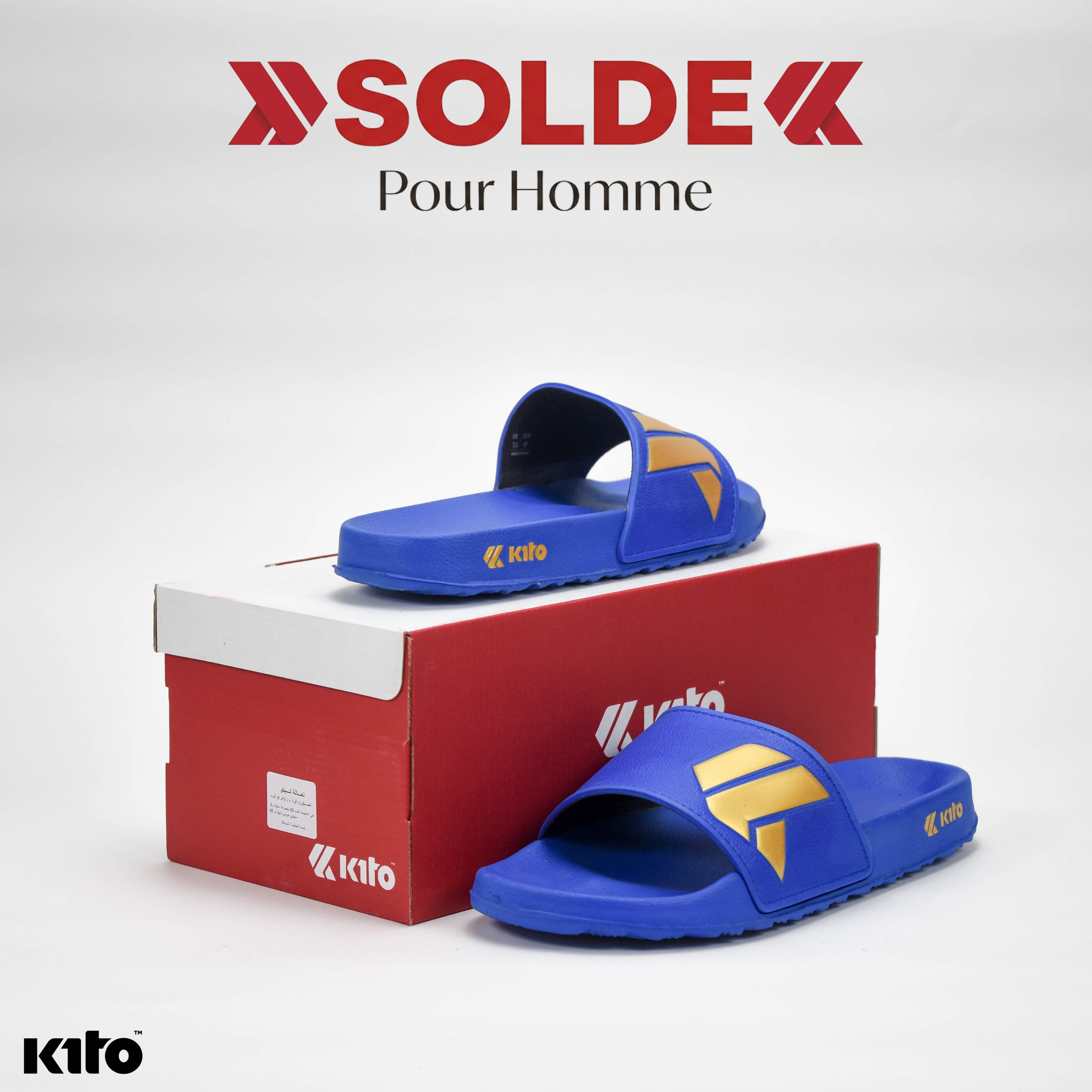 KITO CLAQUETTE AH65M BLUE - AH65MB