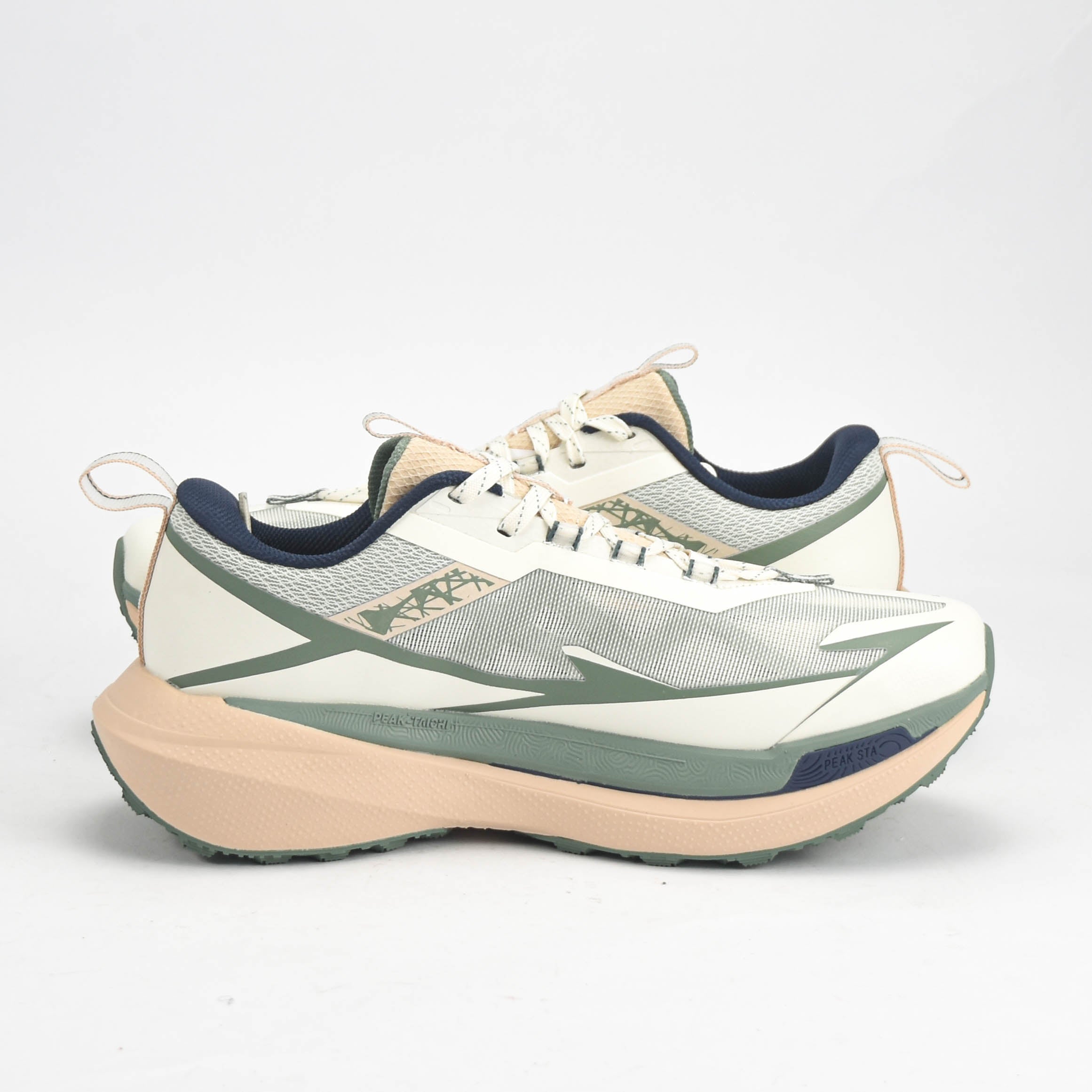 Peak Taichi Sports Shoes White/Green - EXT52161H-Z483