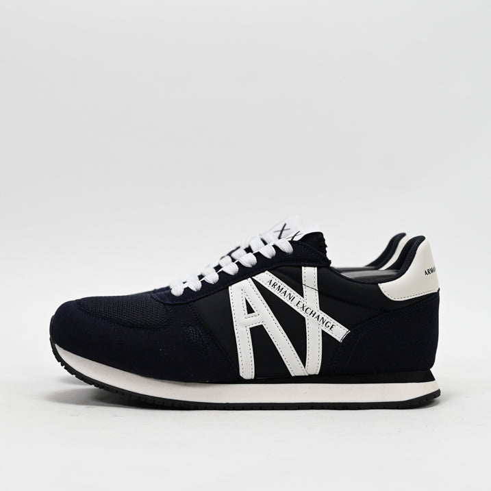 Armani Exchange Retro Running Sneakers - XUX017-XCC68-BLUE