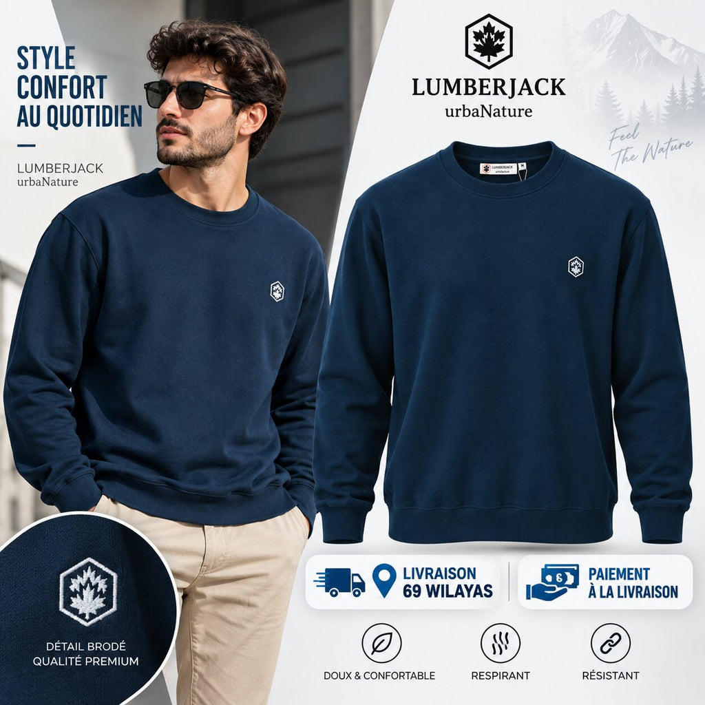 LUMBERJACK SWEAT SHIRT - LBJ-00601-BLG