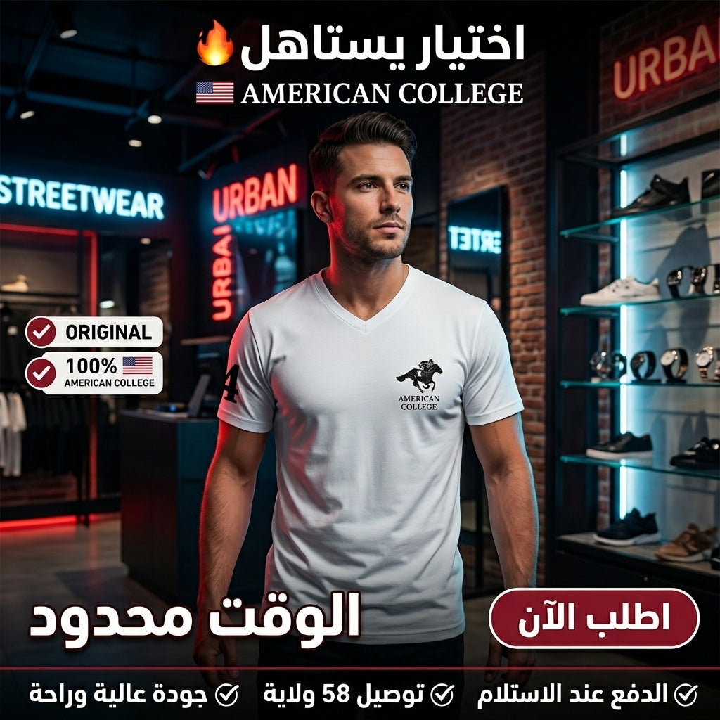 American College t-shirt pour Homme