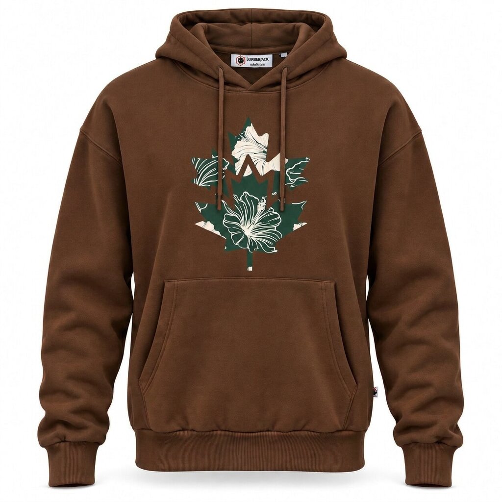 LUMBERJACK HOODIE - LBJ-00203-BRN