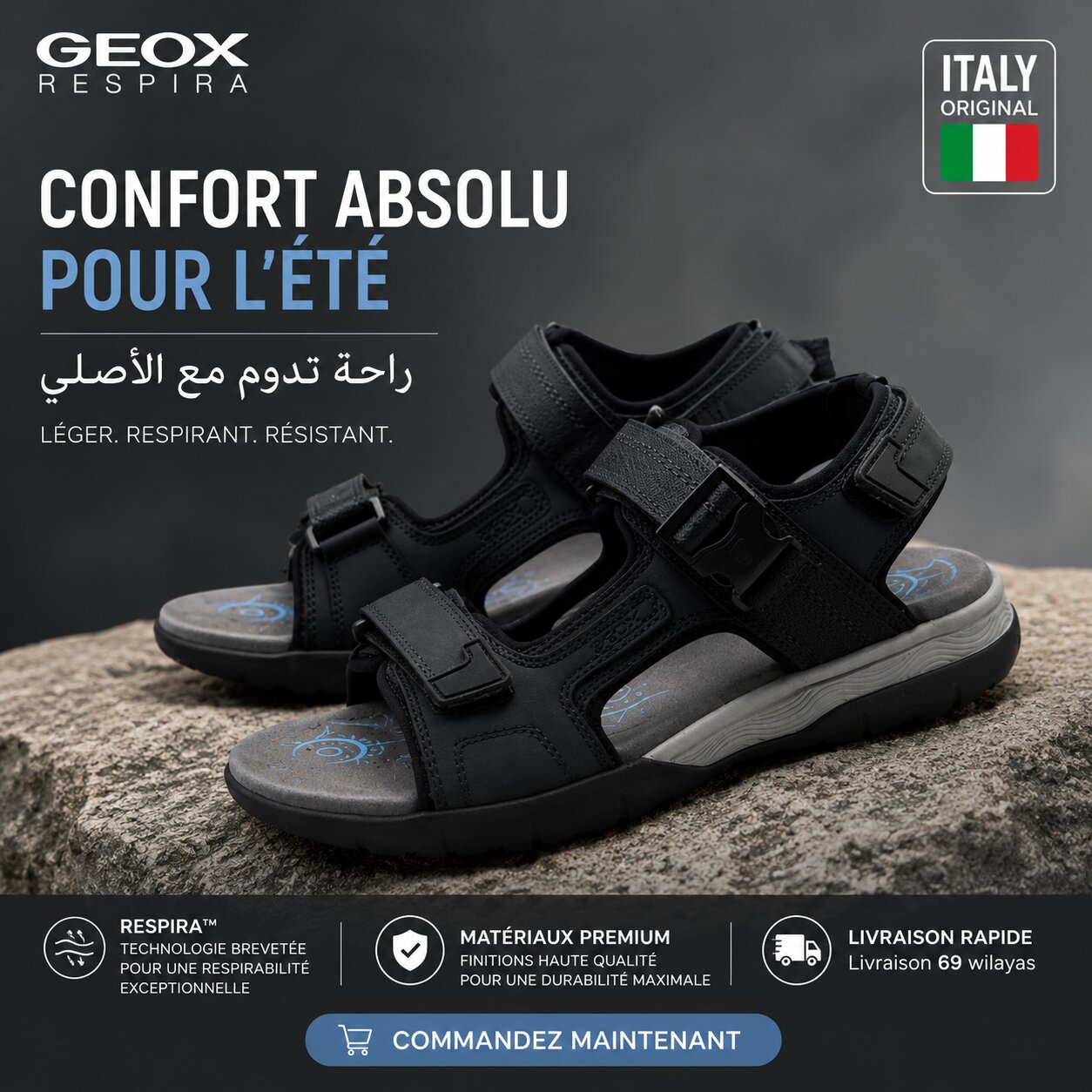 Geox Spherica  Sandales Homme