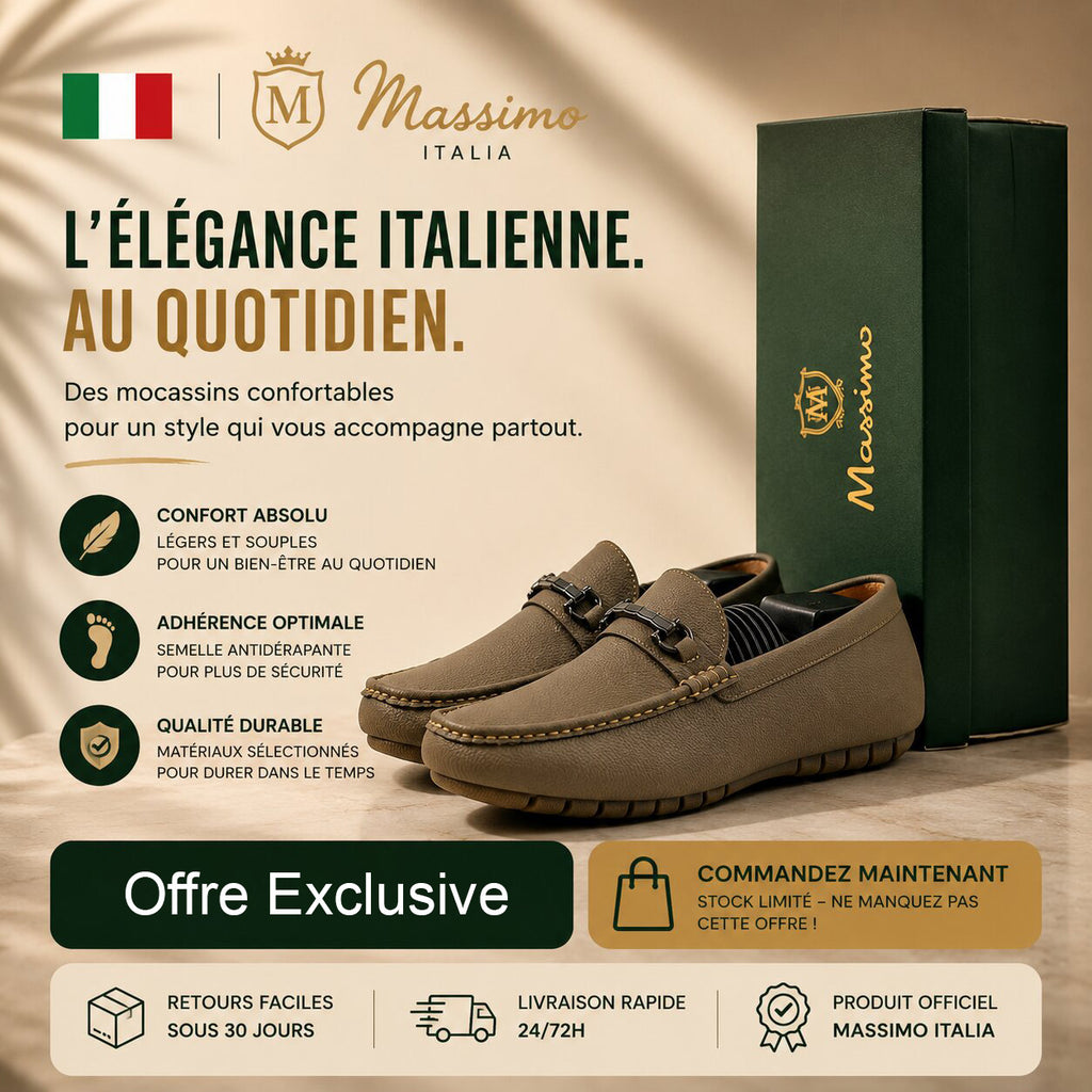 Massimo Mocassins Driving Loafers - 222-10A-GREEN