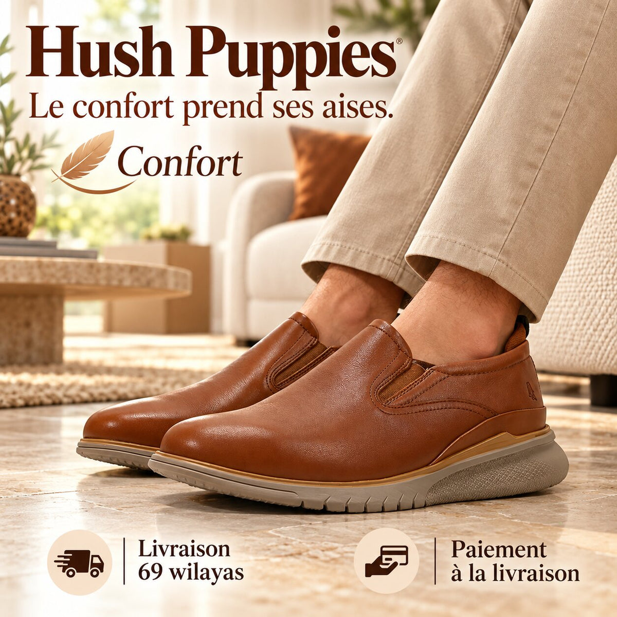 HUSH PUPPIES FOOTWEAR - HPM10711