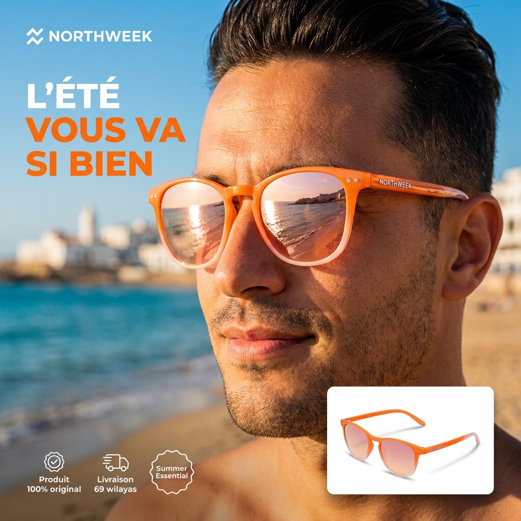 Northweek Gradient Amare Polarized Sunglasses – Rose - NS0304001