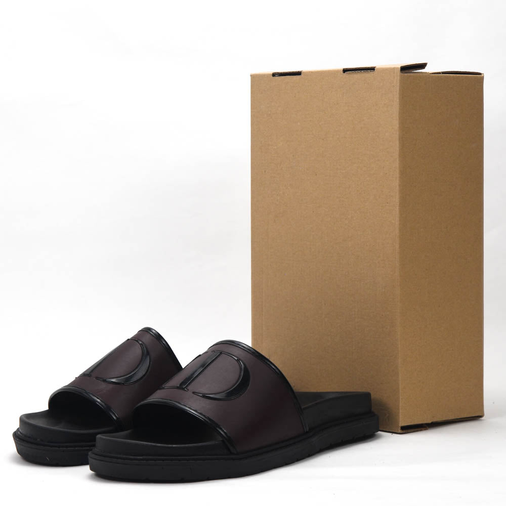 CLAQUETTES POUR HOMME - C-02-MARRON