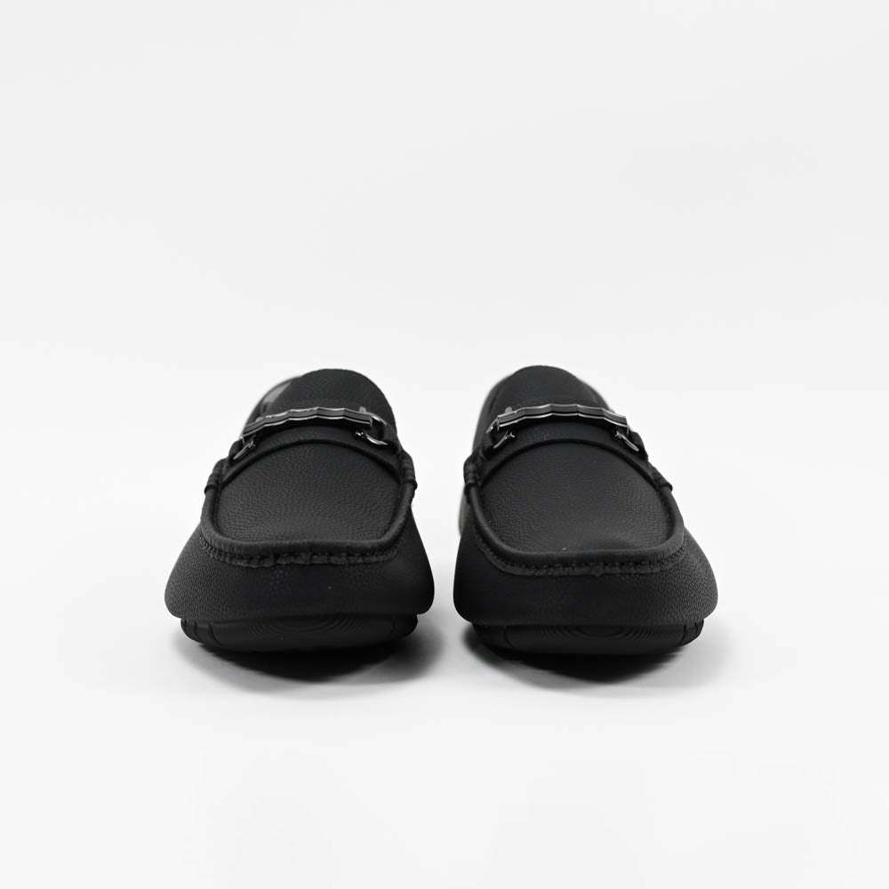 Massimo Mocassins Driving Loafers - 222-10A-BLACK