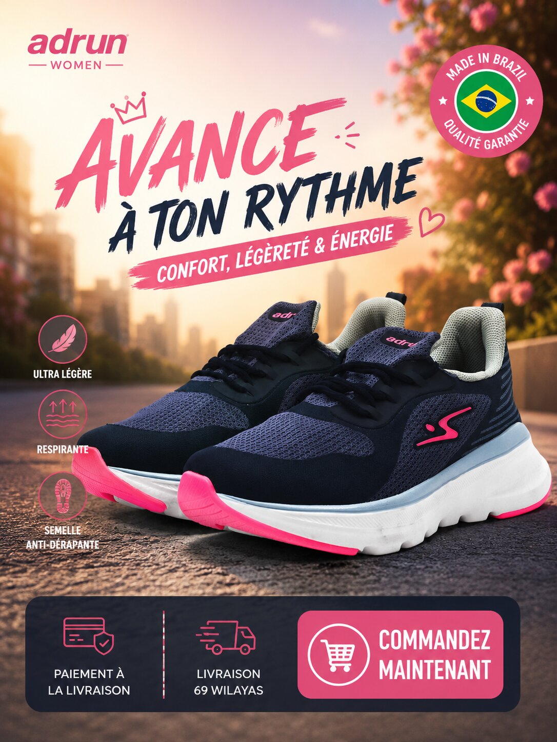 Adrun Baskets Femme - 10001F-1468