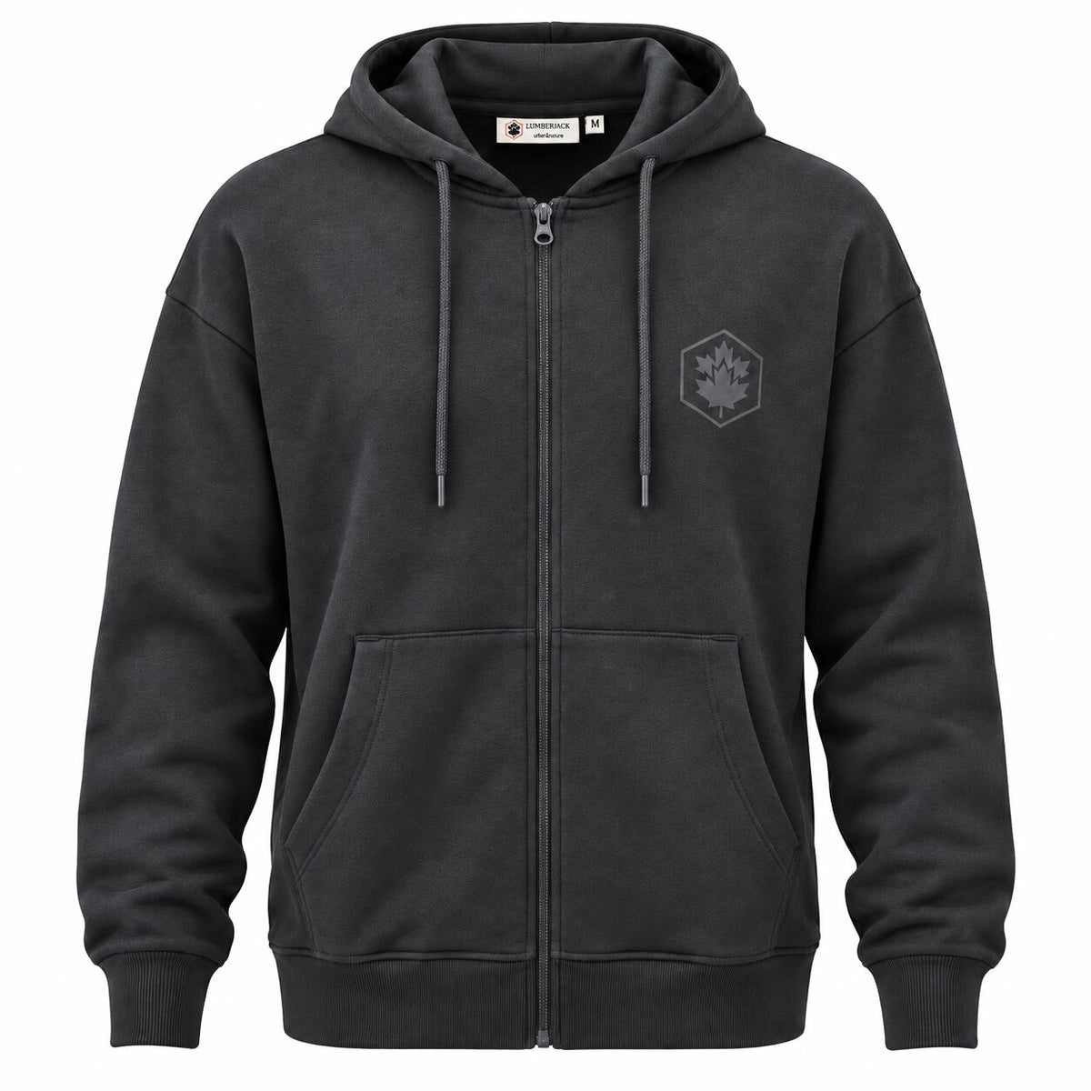 LUMBERJACK ZIP HOODIE - LBJ-00201-GRY