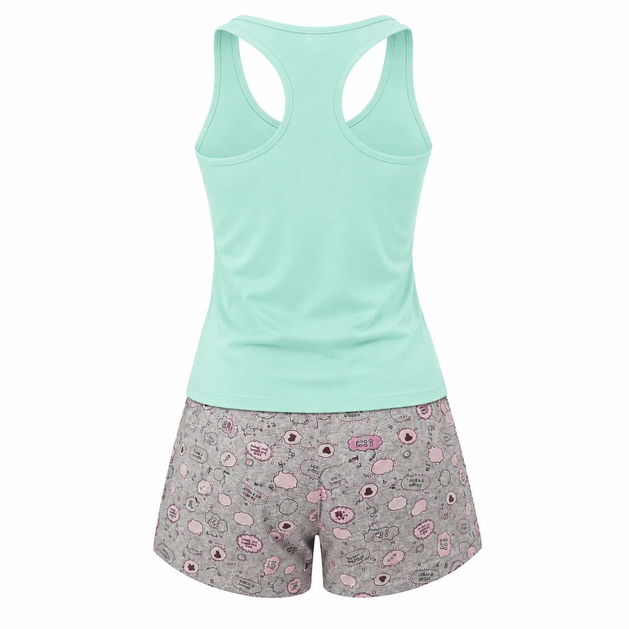 Pyjama d\'Été Femme - P-BOULEVARD-VERT03