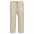 Départ Homme Pantalon en Lin Beige - MG188-G21-000735