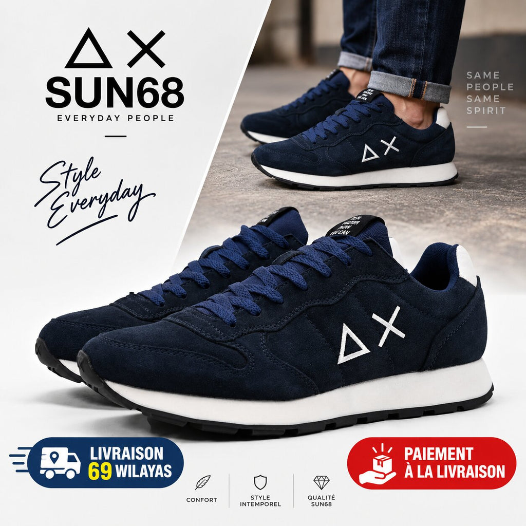 SUN68 Tom Solid Sneakers - Z34101-07