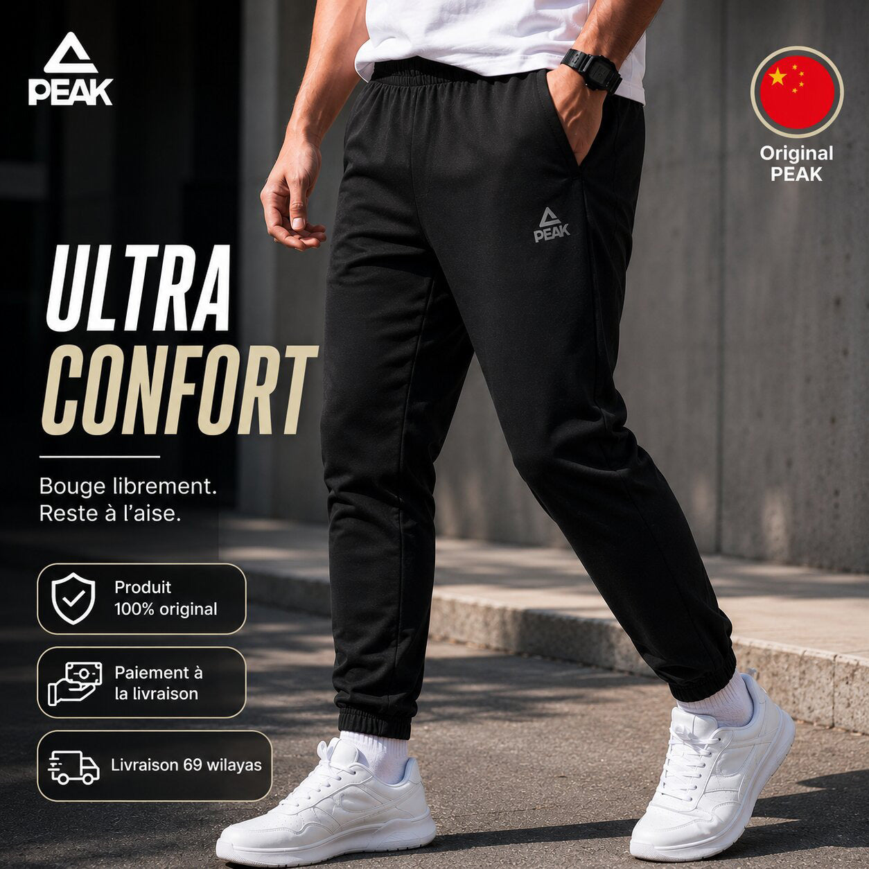 Peak Knitted Pants Black - FW3253331-0020