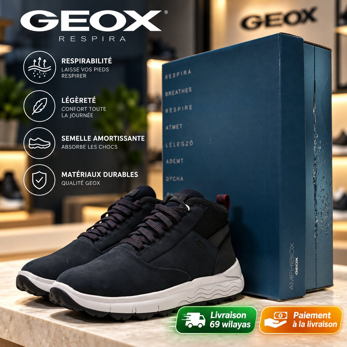 GEOX - FOOTWEAR - U36FDB0FF6K-C4002