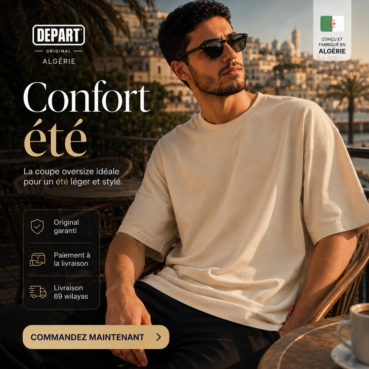 DEPART OVERSIZE T-SHIRT - MT340-G23-014058