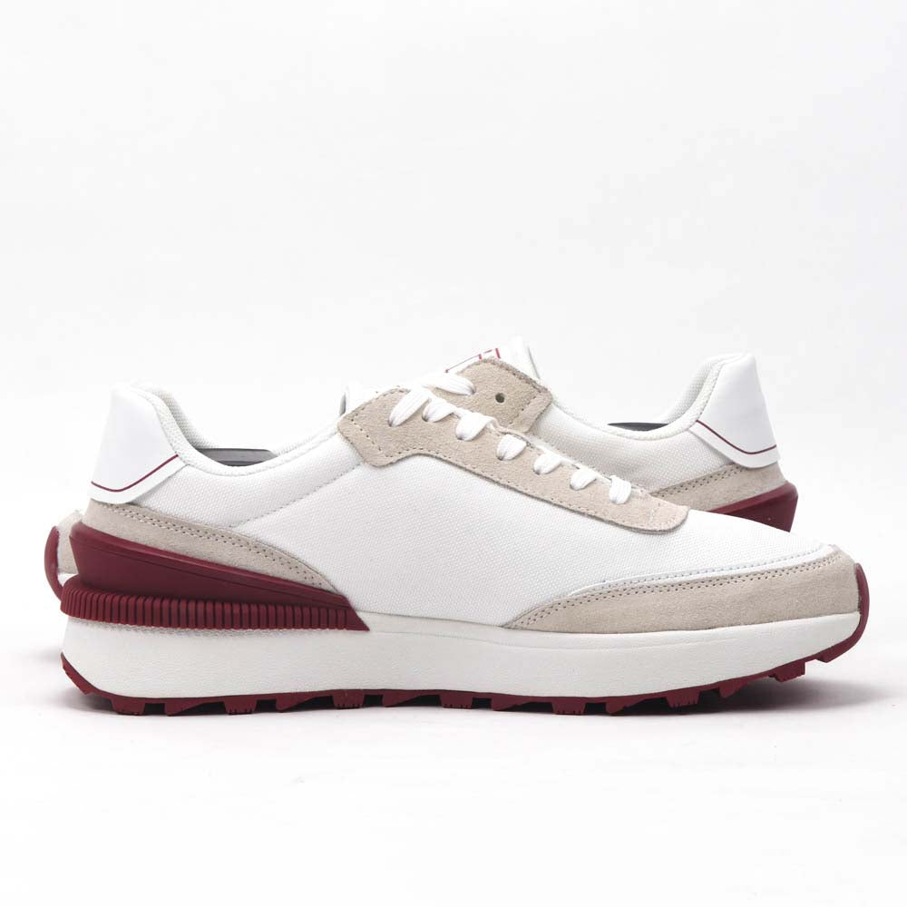 TOMMY HILFIGER BASKETS TOMMY JEANS TJW TECH RUNNER HOMME BLANC - ENOENO-WHITE