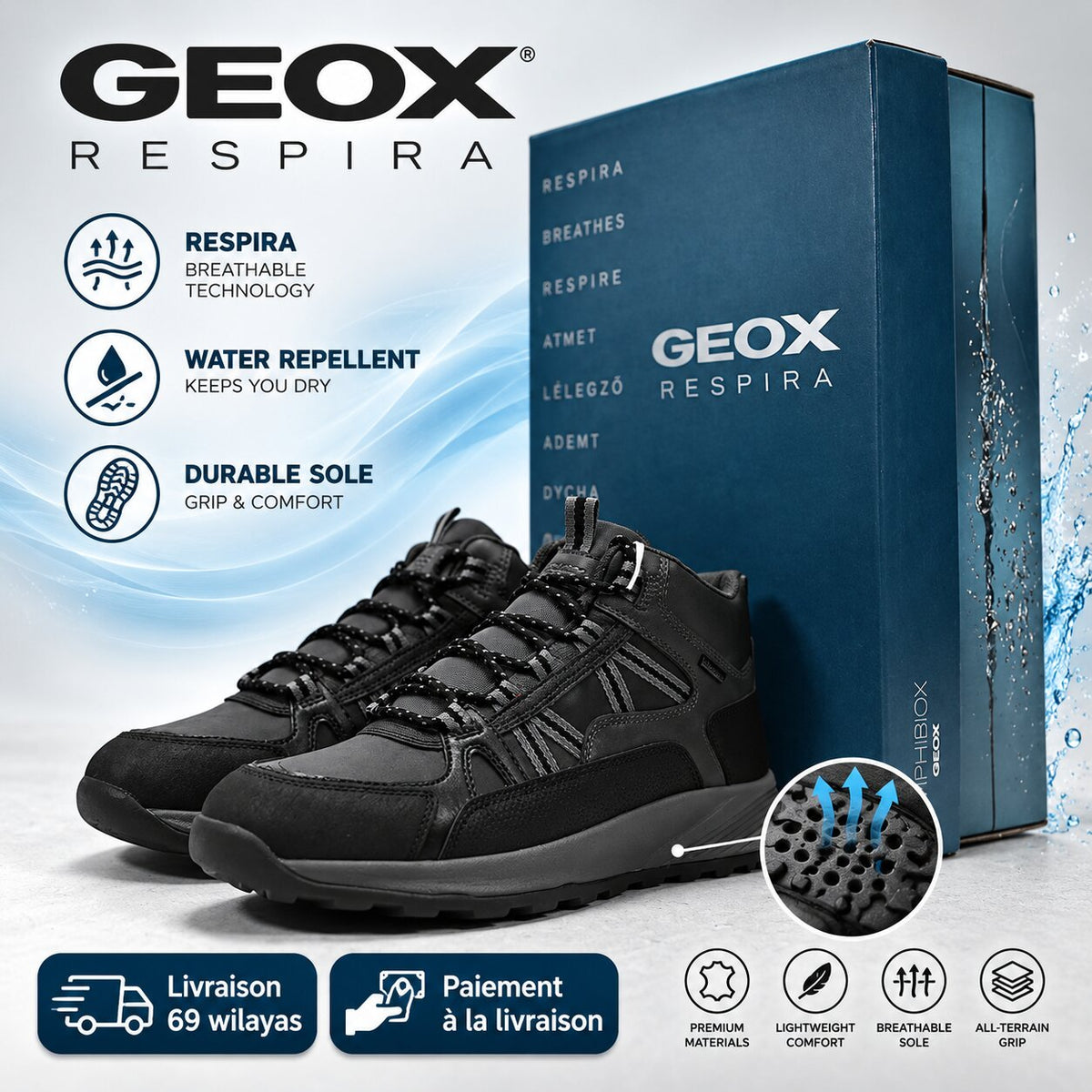 GEOX - FOOTWEAR - U26EZB0MEBU-C9999