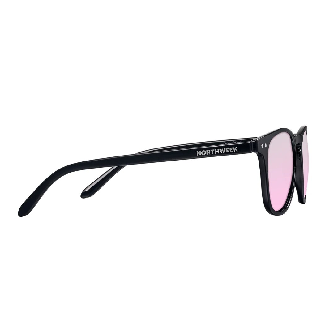 Northweek Wall Shine Black – Rose Gold Polarized Sunglasses - NDW100006