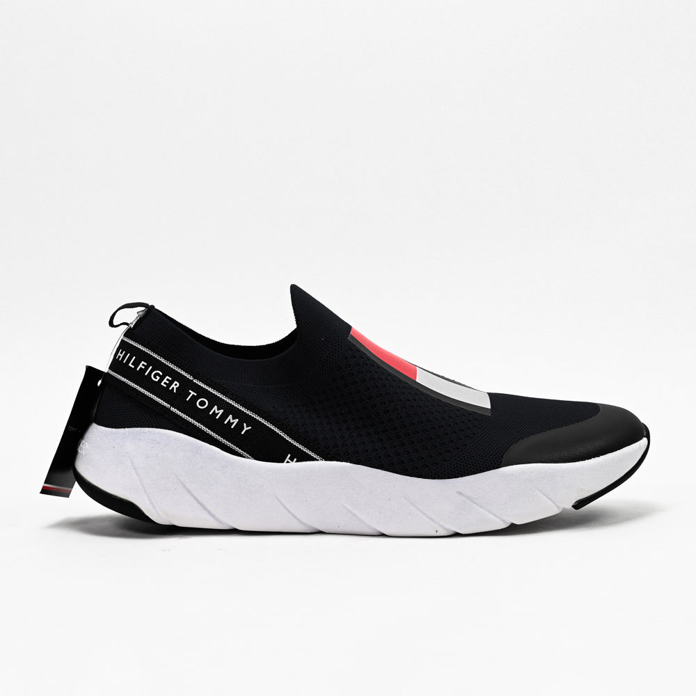 Tommy Hilfiger Low Cut Slip-On Sneakers - T3A4-30418-0702800-BLACK
