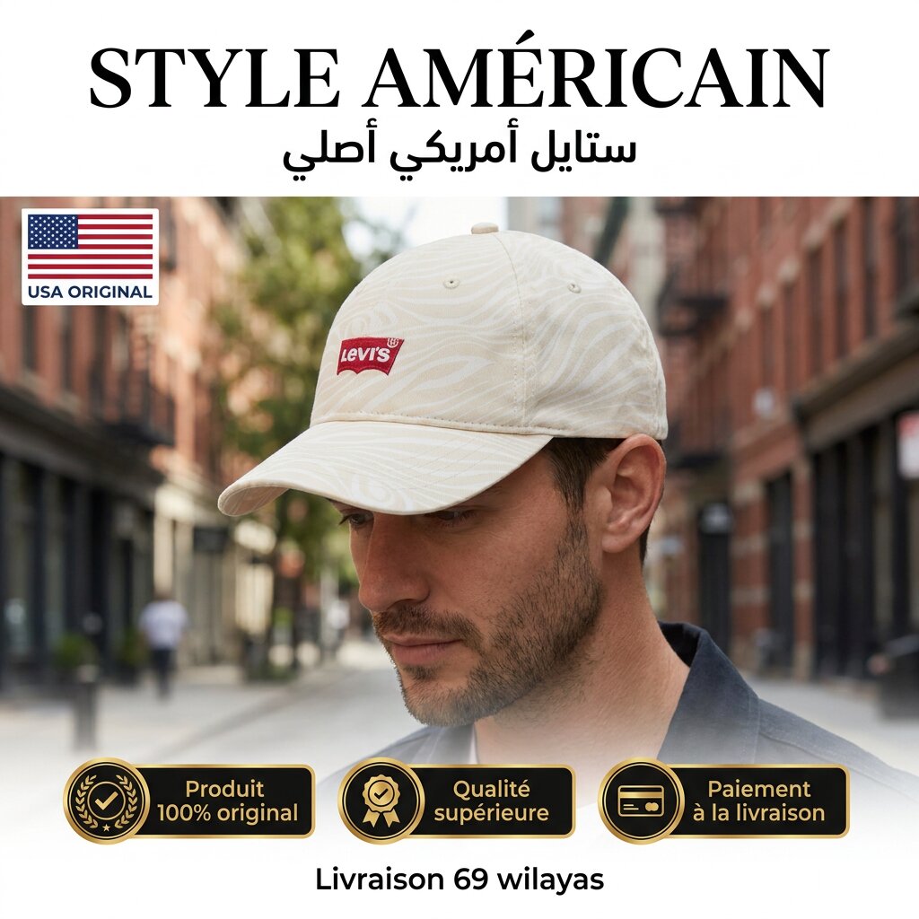 Levi\'s Baseball Cap With Mid Batwing Logo - D5458-0005