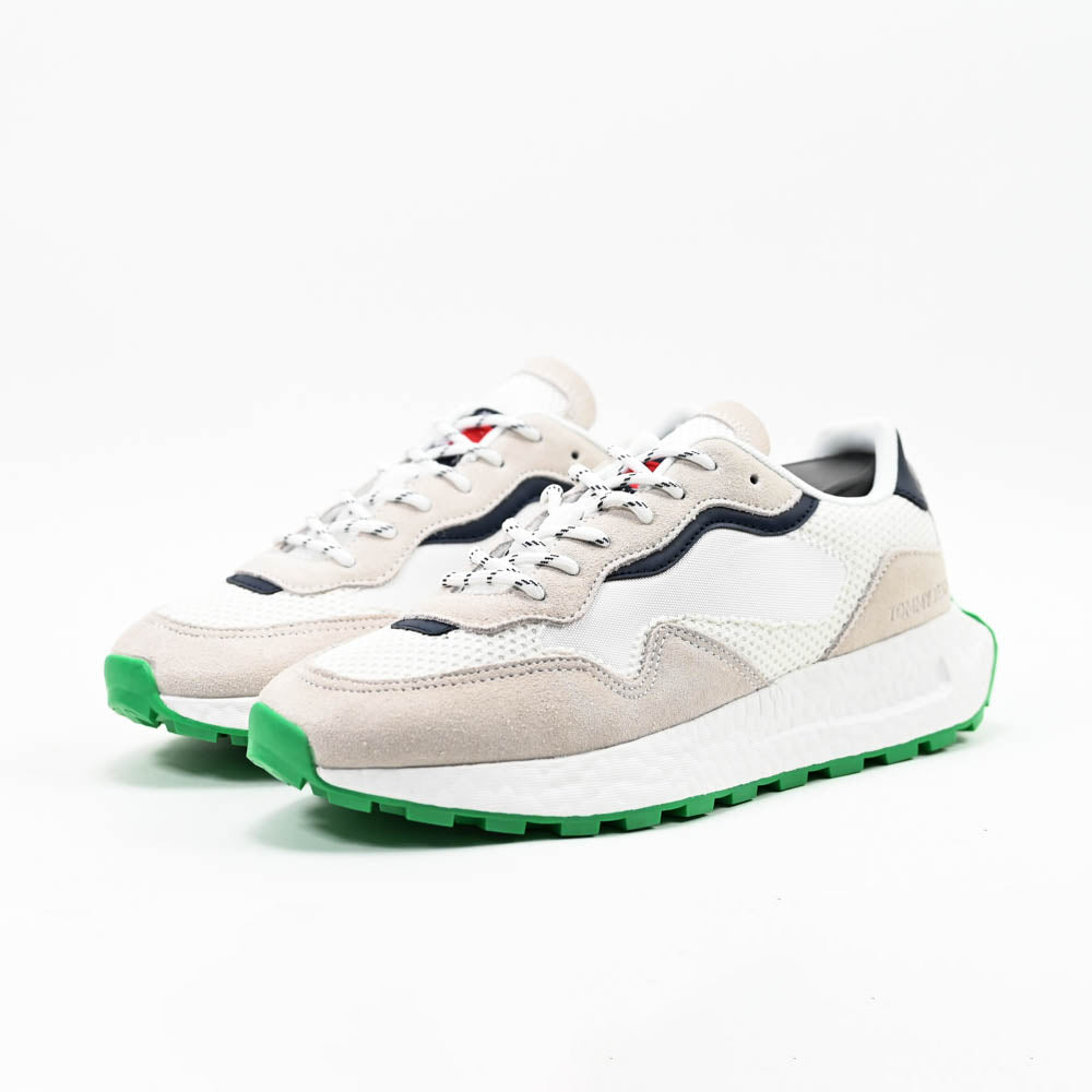 Tommy Hilfiger Men Sneakers - EM0EM01259-WHITE-GREEN