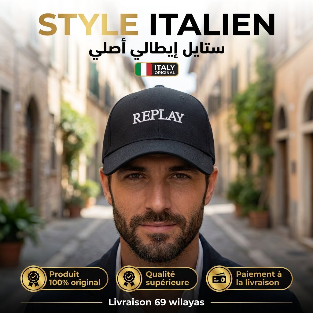 REPLAY CASQUETTE - AX4161-002-M0113-BLKW