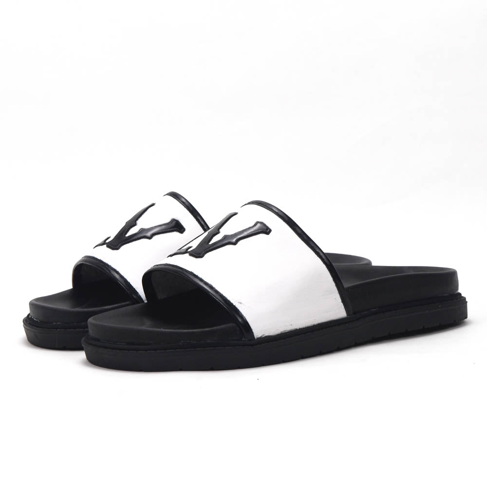 CLAQUETTS POUR HOMME - LV-01-BLANC