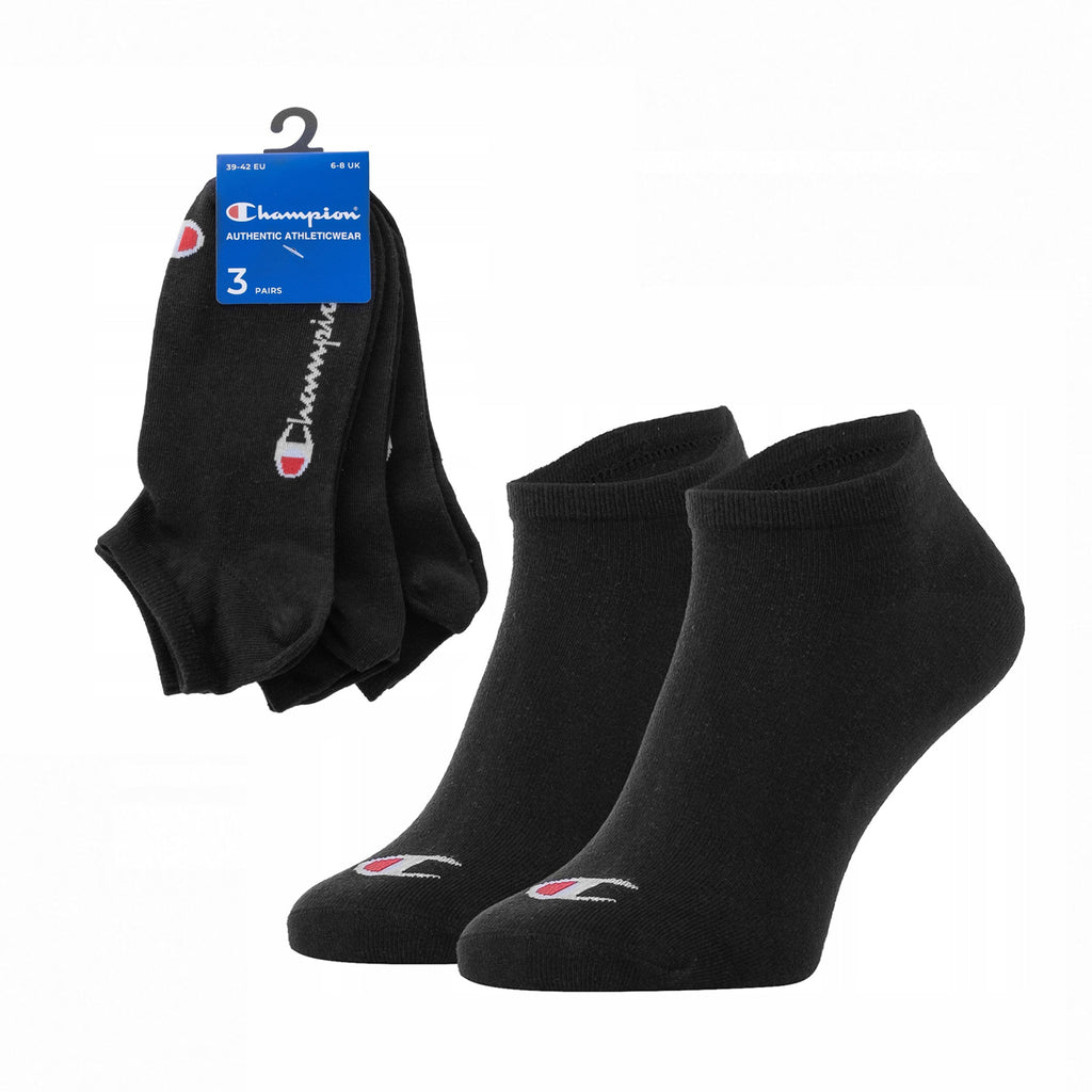 Champion 3-Pack Sneaker Socks Black - U24560-KK001
