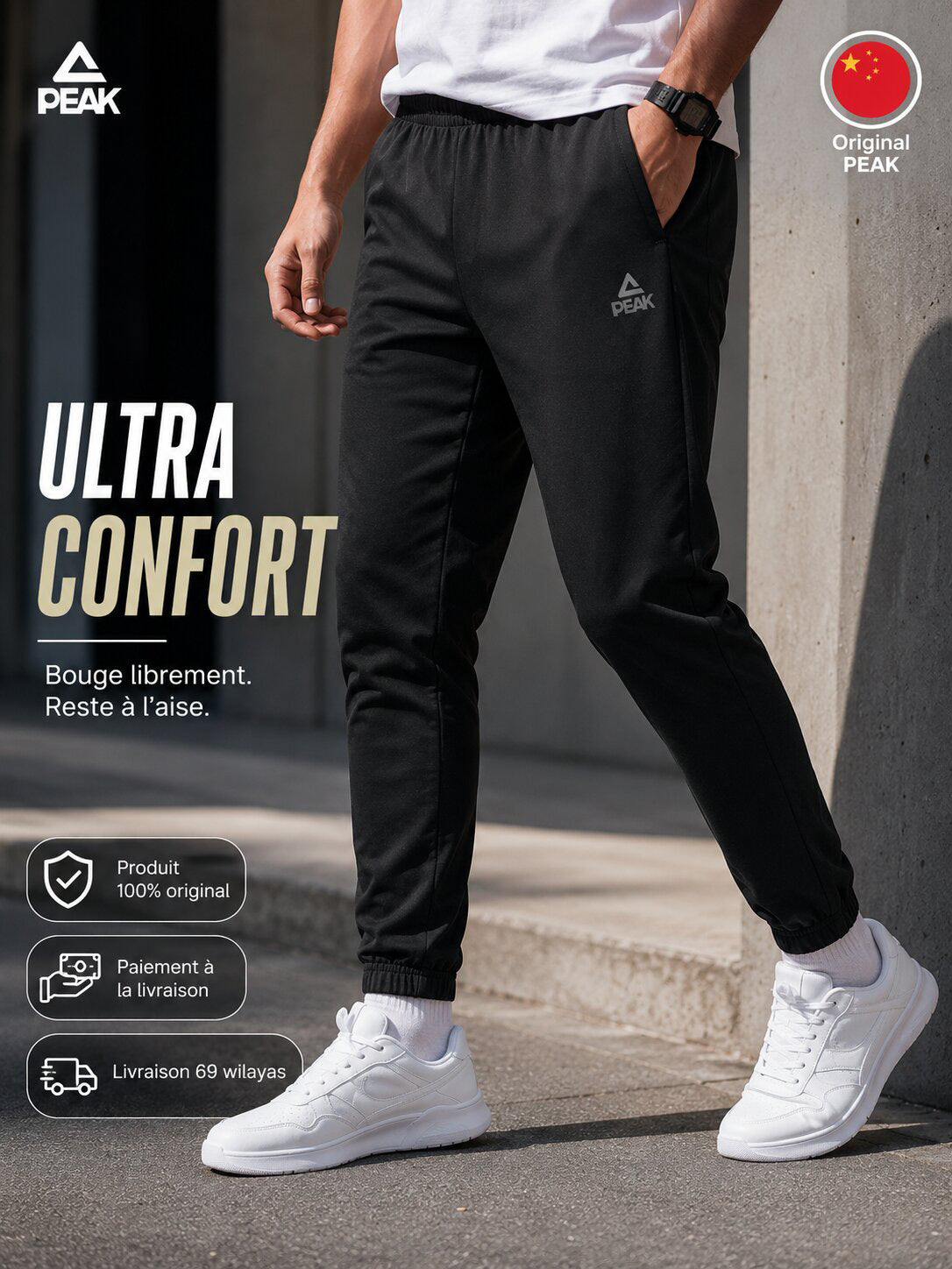 Peak Knitted Pants Black - FW3253331-0020
