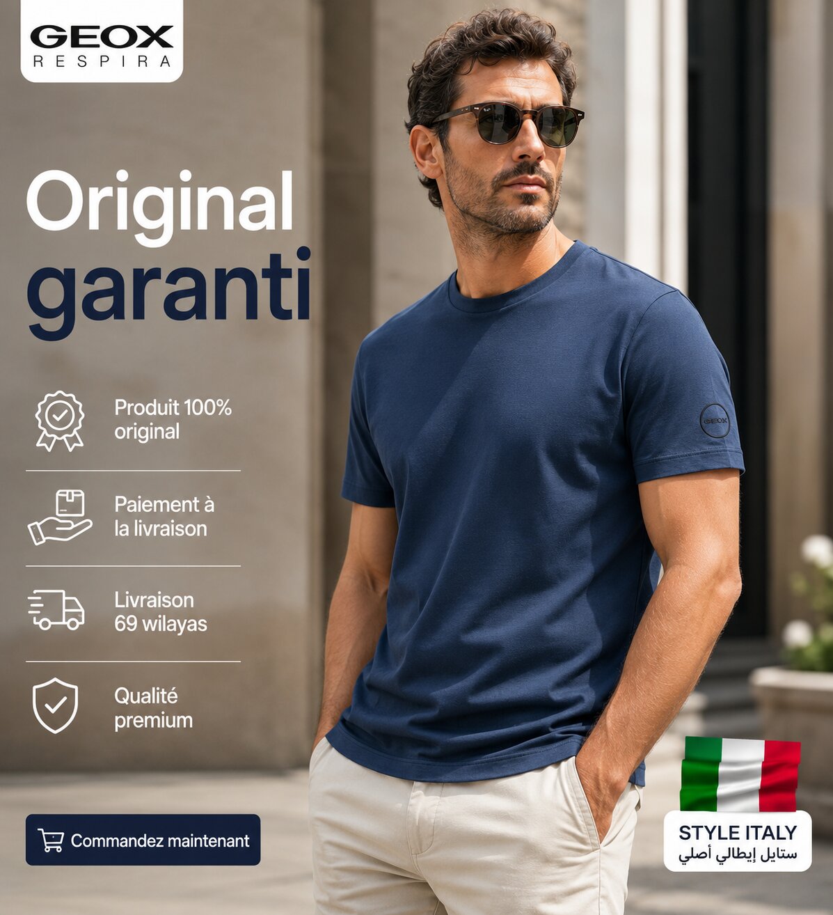 Geox Spherica Organic C T-Shirt Homme