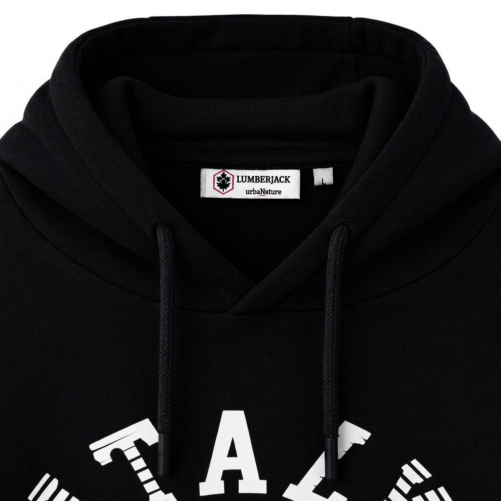 LUMBERJACK HOODIE - LBJ-00204-BLK