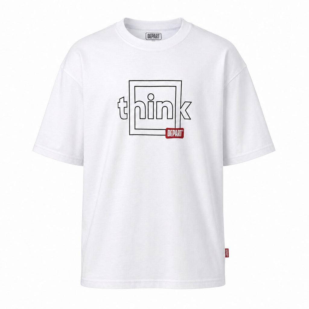 Départ Homme T-shirt Oversize Blanc - MT319-G23-014071