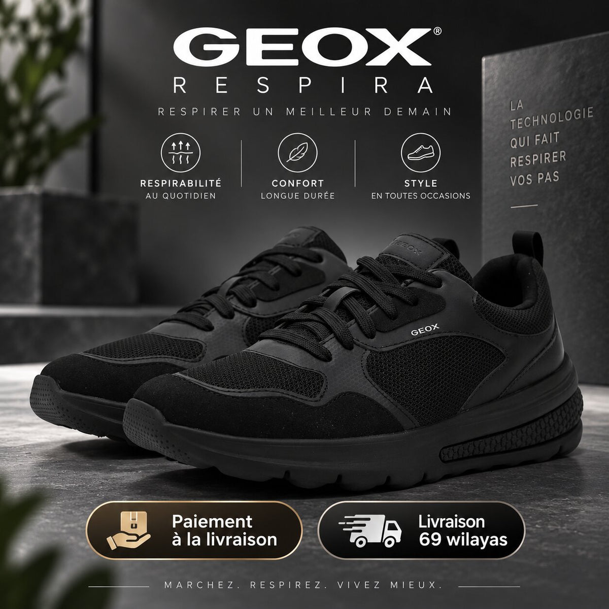 Geox Activart Sneakers - U55HSA0149J-C9997