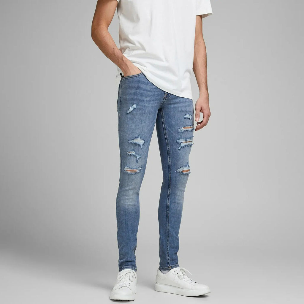 Jack & Jones Glenn Original Blue Denim Jeans - 12168958-BLUE