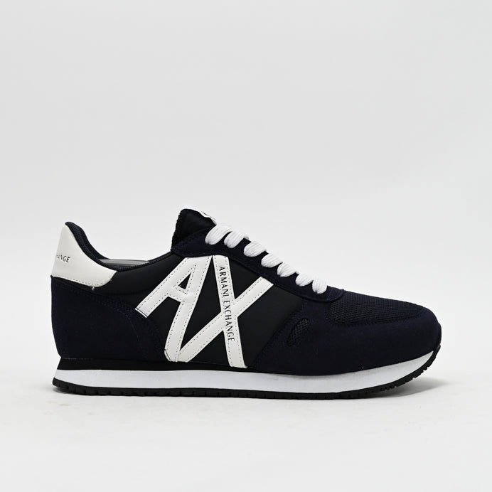 Armani Exchange Retro Running Sneakers - XUX017-XCC68-BLUE