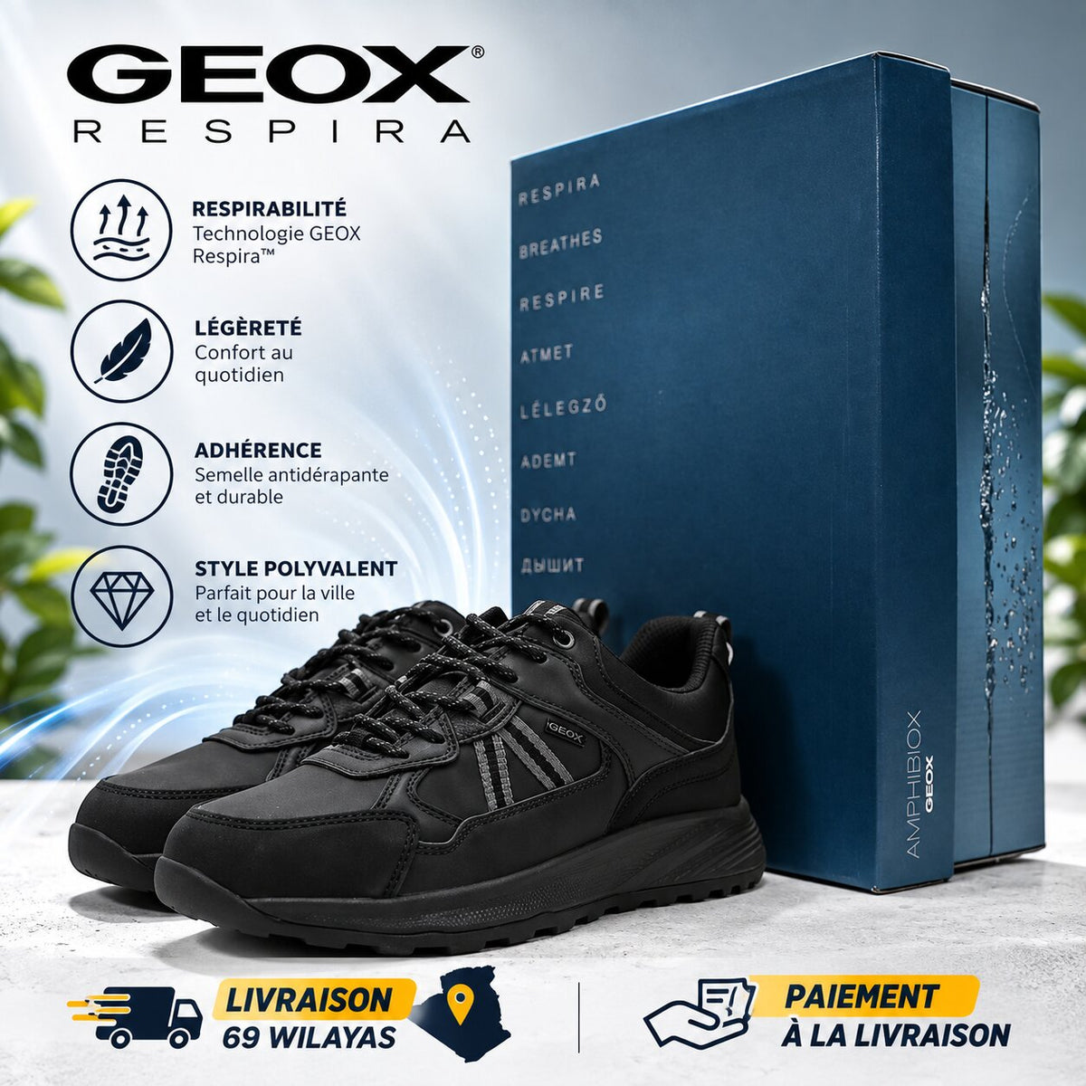GEOX - FOOTWEAR - U46EZE0MEEK-C9999