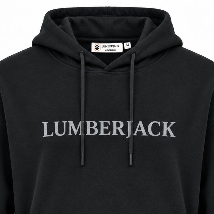 LUMBERJACK HOODIE - LBJ-00202-BLK