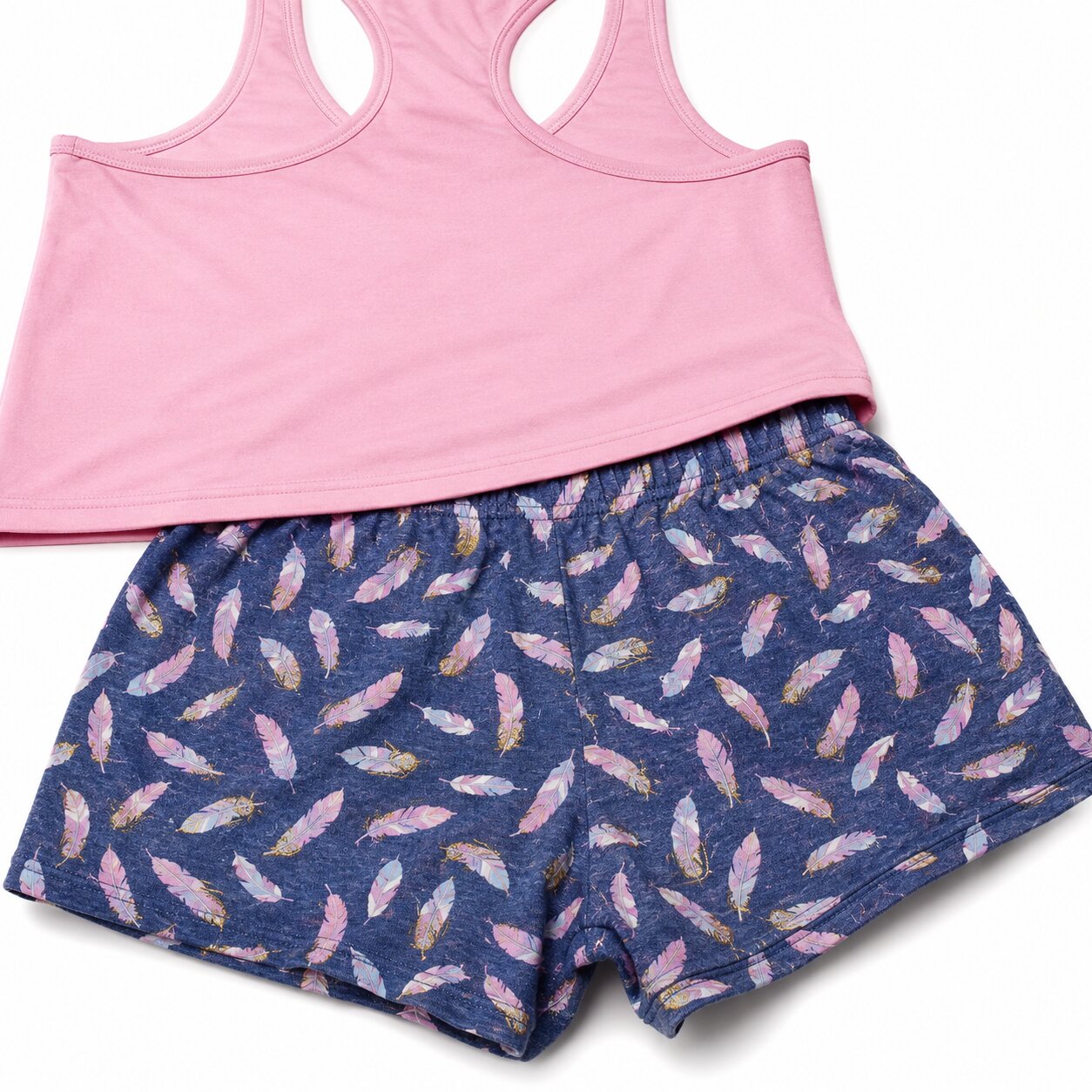 Pyjama d'Été Femme Rose - P-VIOLET-01