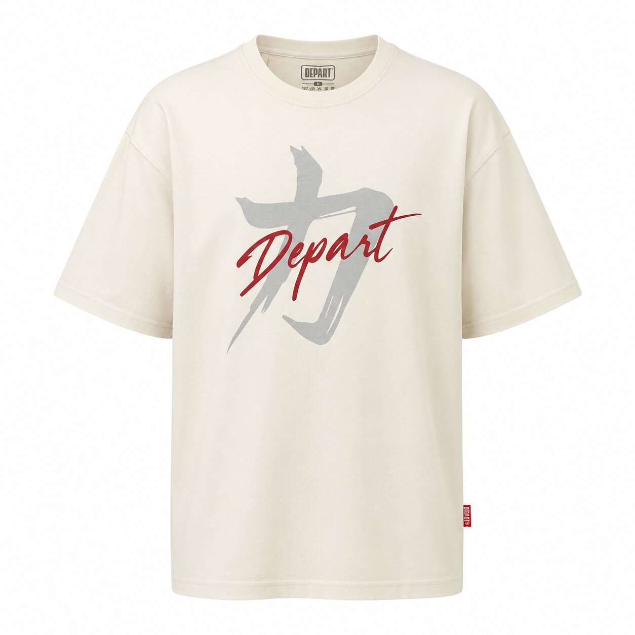 Départ Homme T-shirt Oversize-Beige - MT319-G23-014084