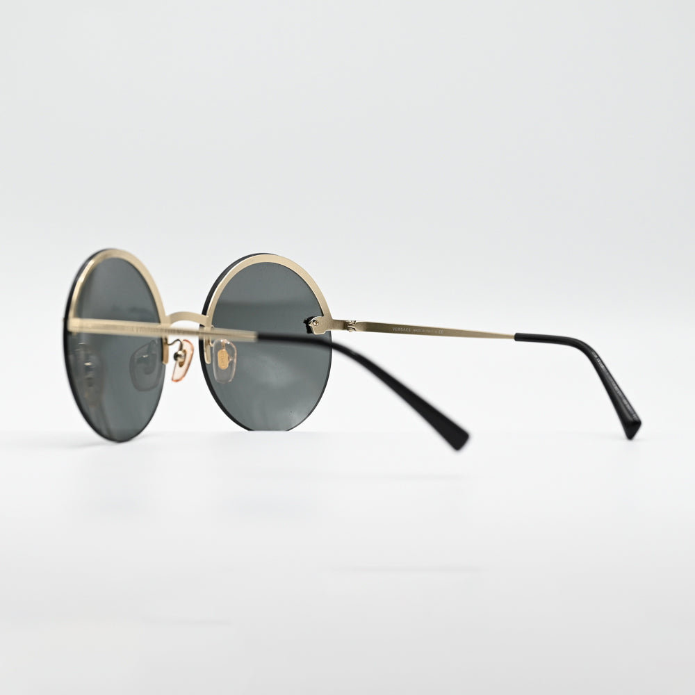 Versace Round Metal Sunglasses VE2176 - VE2176 1252/4T