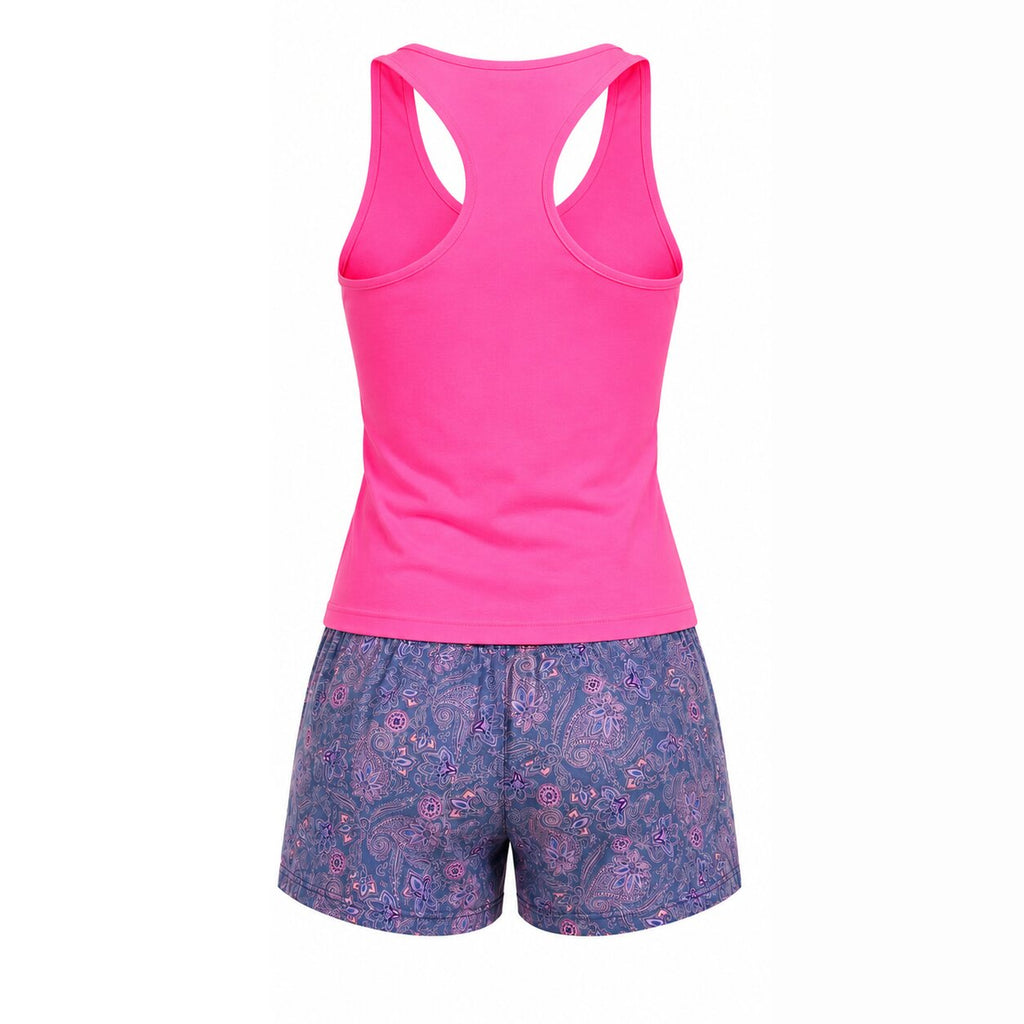 Pyjama d\'Été Femme - P-BOULEVARD-ROSE06