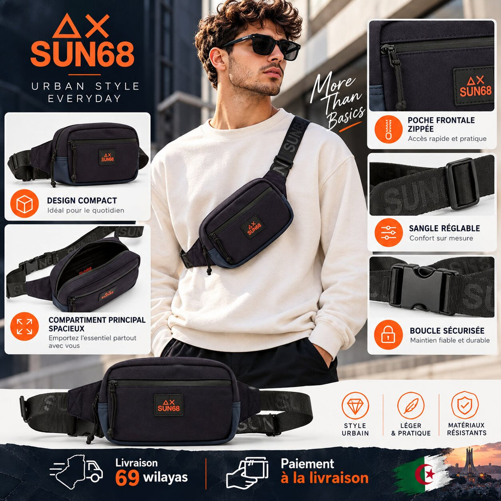 SUN68 Everyday Belt Bag - Y36101-07