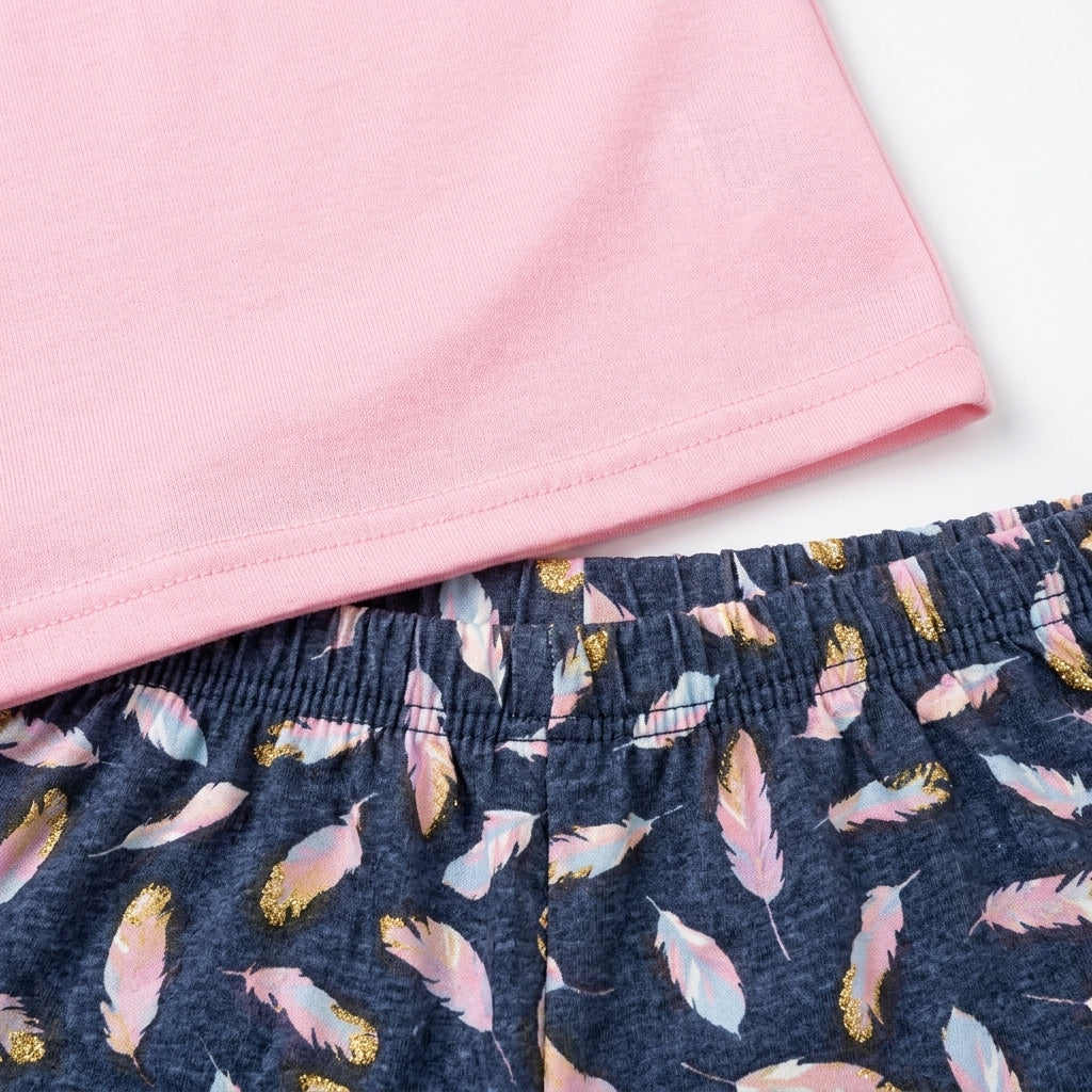 Pyjama d'Été Femme Rose - P-VIOLET-01