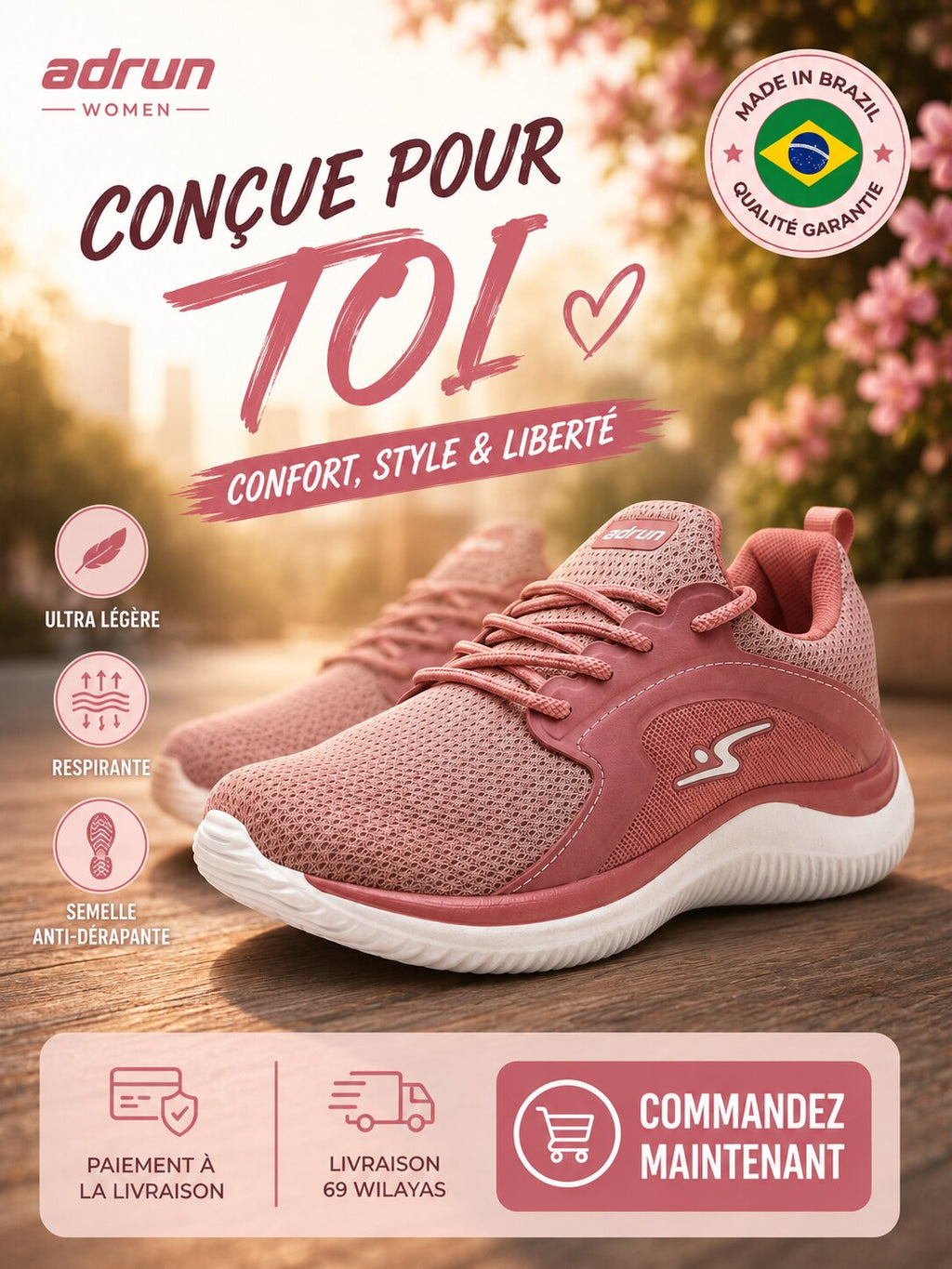Adrun Baskets Femme - 8415F-605