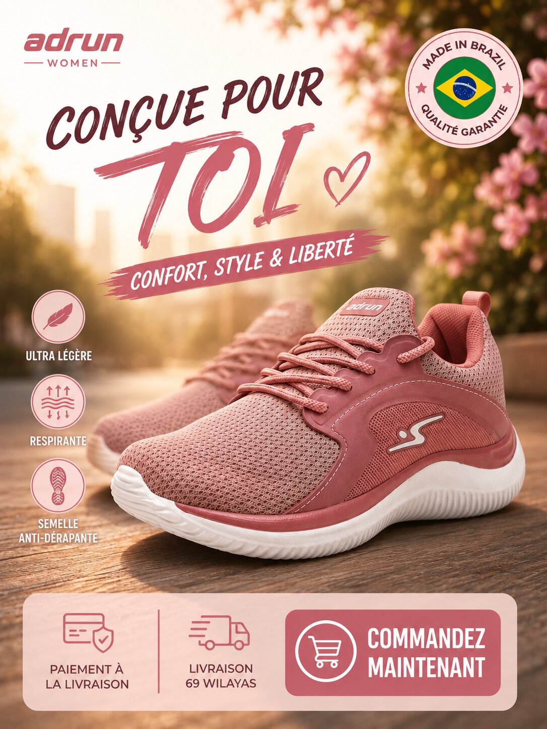 Adrun Baskets Femme - 8415F-605