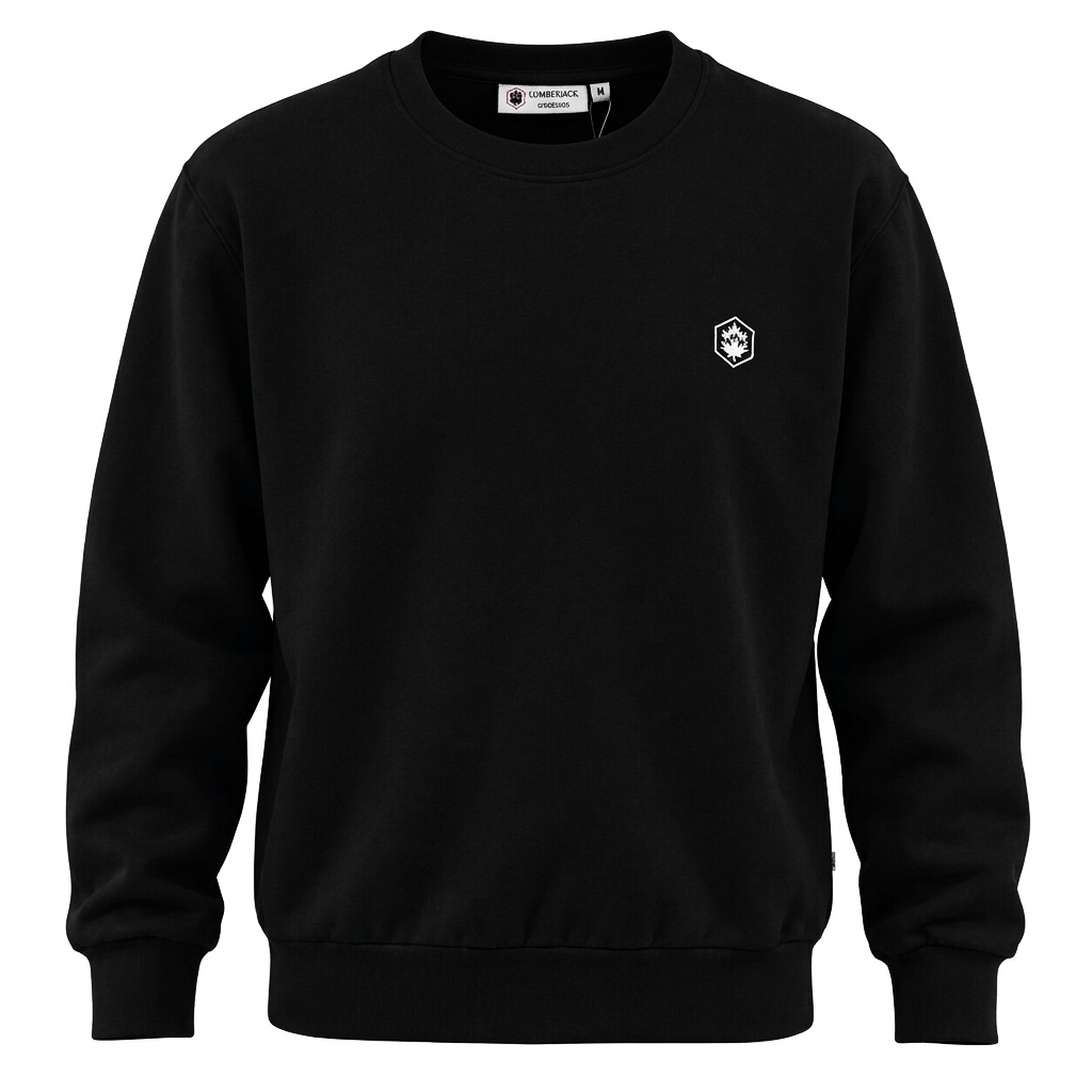 LUMBERJACK SWEAT SHIRT - LBJ-00601-BLK