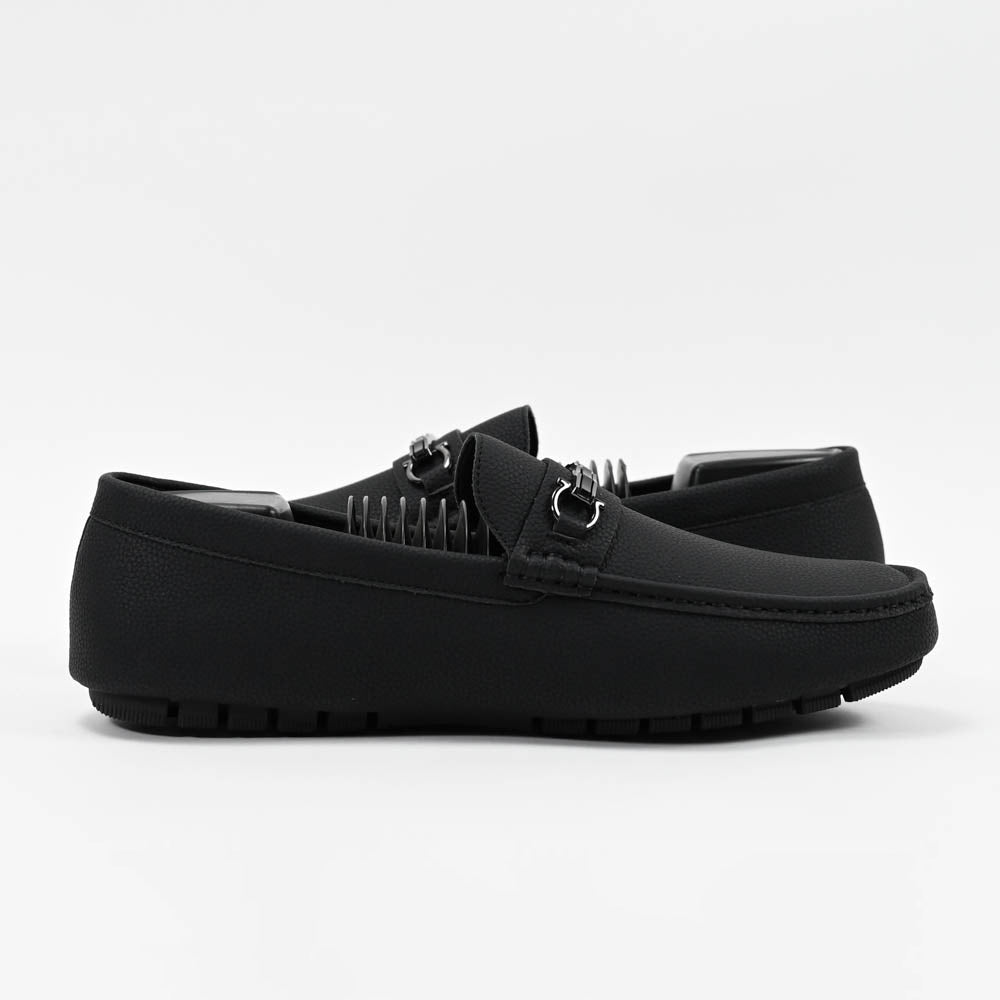 Massimo Mocassins Driving Loafers - 222-10A-BLACK