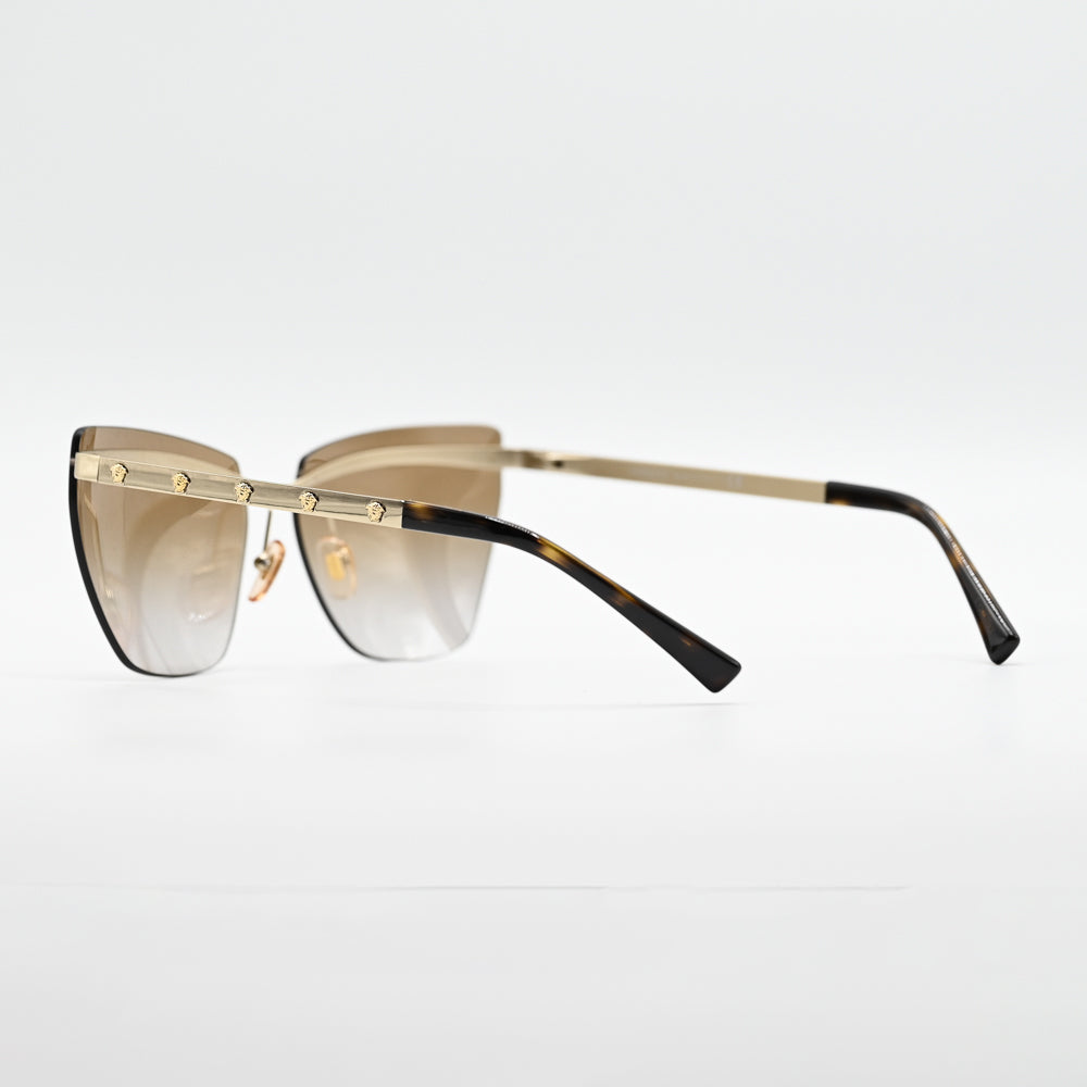 Versace Rimless Metal Sunglasses VE2190 - VE2190 1252/6E