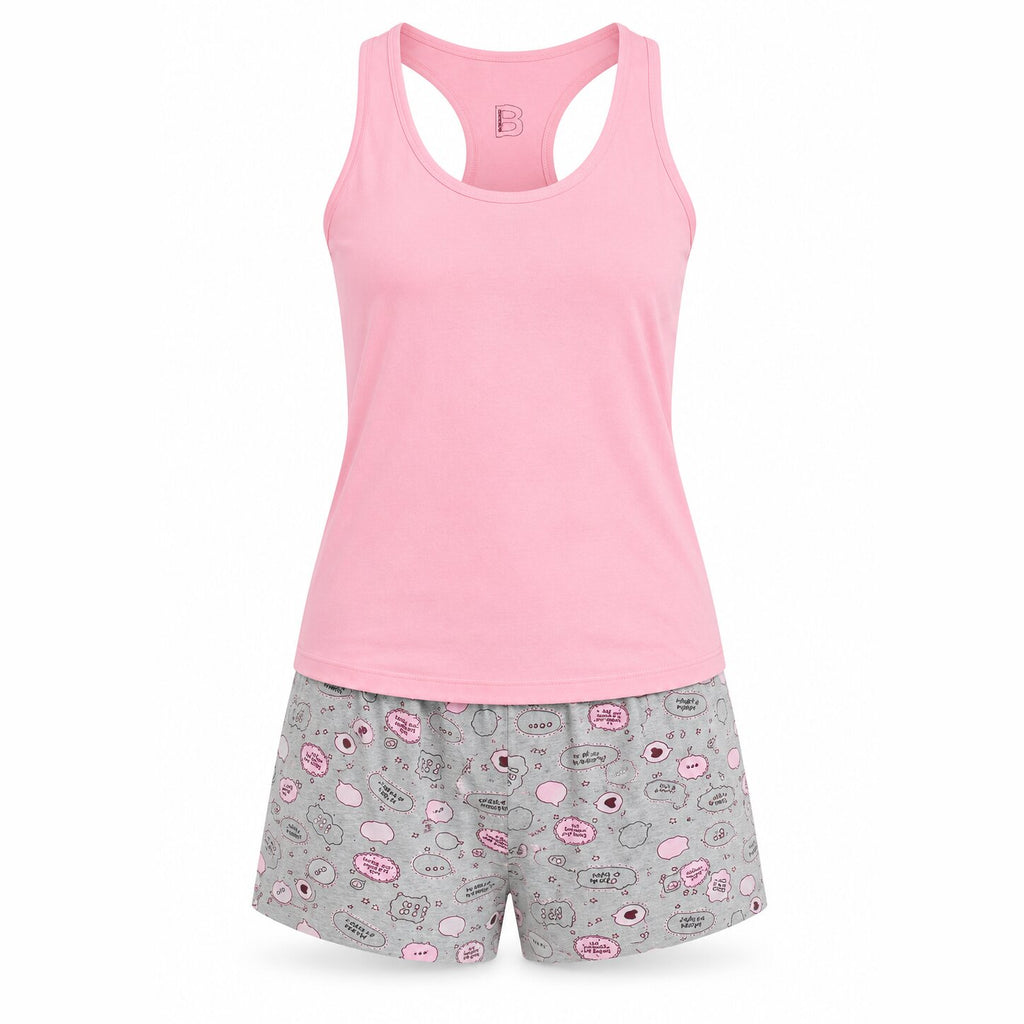 Pyjama d\'Été Femme - P-BOULEVARD-VIOLET02